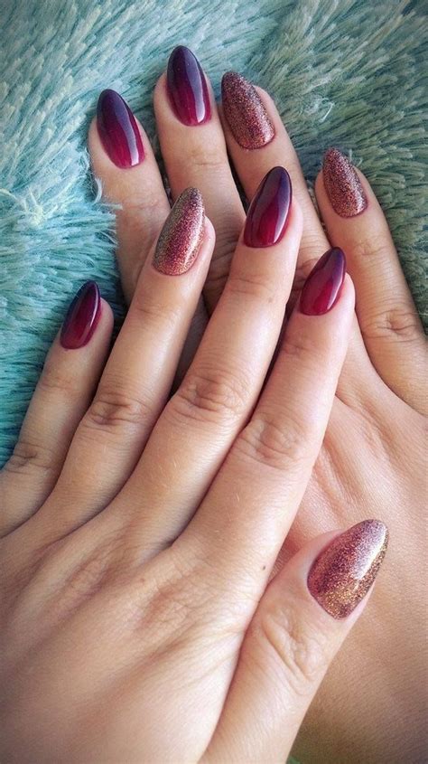 fall ombre nail|pretty fall ombre nails.